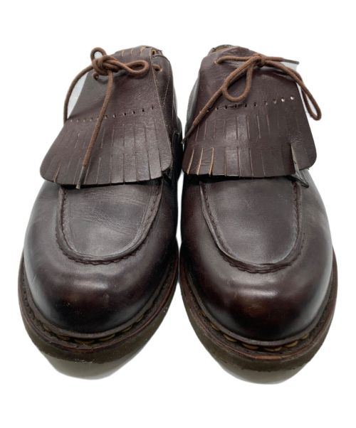PARABOOT（パラブーツ）PARABOOT (パラブーツ) CHAMBORD Uチップシューズ ブラウン サイズ:8の古着・服飾アイテム