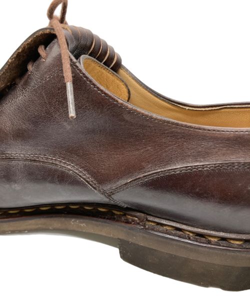 PARABOOT（パラブーツ）PARABOOT (パラブーツ) CHAMBORD Uチップシューズ ブラウン サイズ:8の古着・服飾アイテム