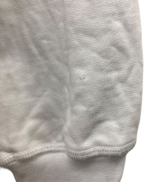 ALEXANDER McQUEEN（アレキサンダーマックイーン）ALEXANDER McQUEEN (アレキサンダーマックイーン) グラフィックプリントコットンフーディー ホワイト サイズ:XLの古着・服飾アイテム