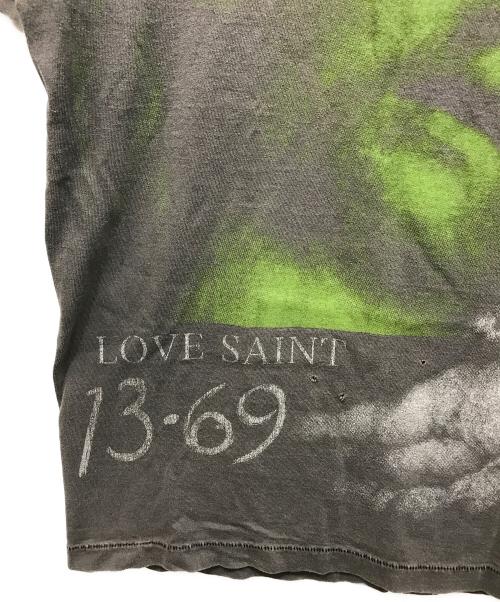 SAINT MICHAEL（セントマイケル）SAINT MICHAEL (セントマイケル) BerBerJin (ベンベルジン) BJ SS Tee グレー サイズ:Mの古着・服飾アイテム