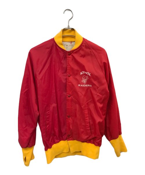 77circa（ナナナナサーカ）77circa (ナナナナサーカ) 再構築ブルゾン レッド サイズ:不明の古着・服飾アイテム