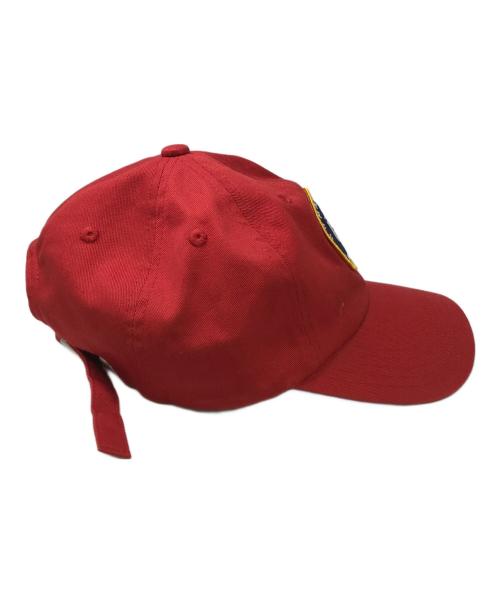 HUMAN MADE（ヒューマンメイド）HUMAN MADE (ヒューマンメイド) ベアーパッチキャップ レッドの古着・服飾アイテム