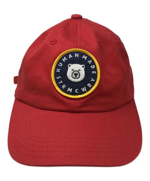 HUMAN MADE（ヒューマンメイド）HUMAN MADE (ヒューマンメイド) ベアーパッチキャップ レッドの古着・服飾アイテム