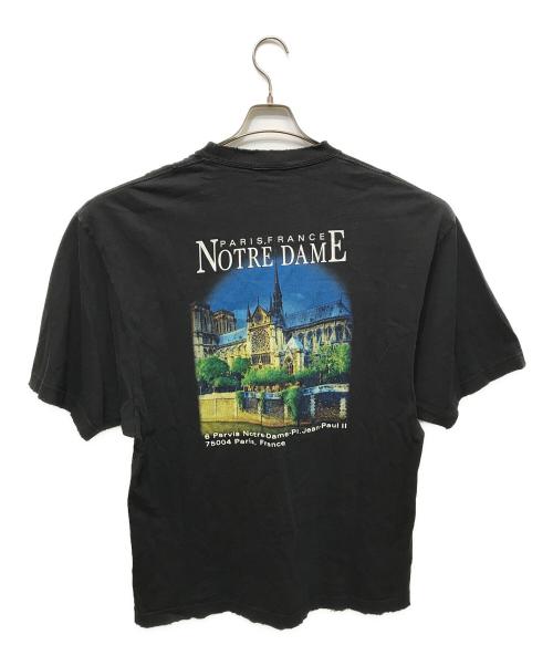 BALENCIAGA（バレンシアガ）BALENCIAGA (バレンシアガ) Sacre Coeur アートワーク プリント Tシャツ ブラック サイズ:XXSの古着・服飾アイテム