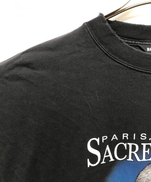 BALENCIAGA（バレンシアガ）BALENCIAGA (バレンシアガ) Sacre Coeur アートワーク プリント Tシャツ ブラック サイズ:XXSの古着・服飾アイテム