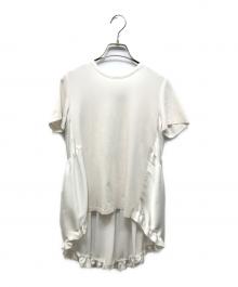 YOKO CHAN（ヨーコチャン）の古着「バックギャザＴシャツ」｜ホワイト