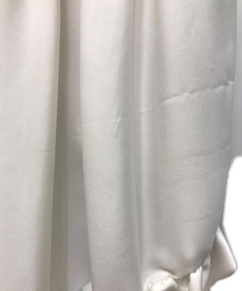 YOKO CHAN（ヨーコチャン）YOKO CHAN (ヨーコチャン) バックギャザＴシャツ ホワイト サイズ:36の古着・服飾アイテム