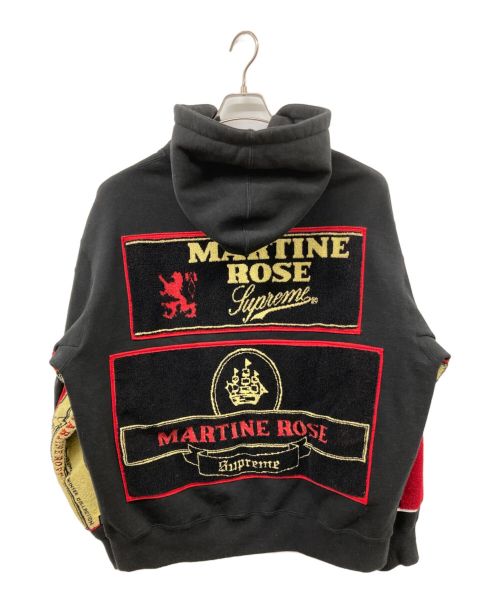 SUPREME（シュプリーム）Supreme (シュプリーム) Martine rose (マーティン・ローズ) Towel Zip Up Hooded Sweatshirt ブラック サイズ:Ｌの古着・服飾アイテム