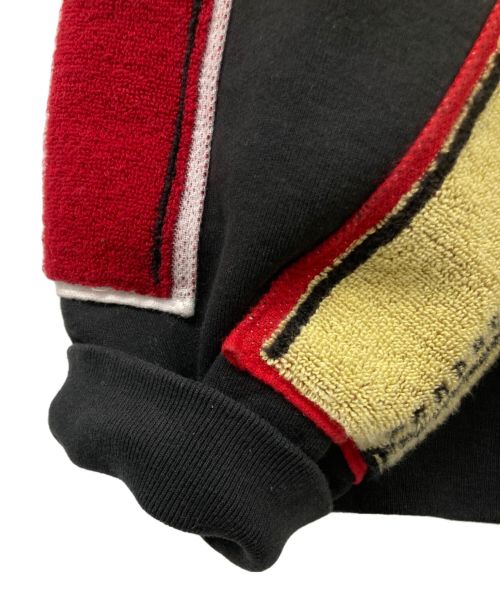 SUPREME（シュプリーム）Supreme (シュプリーム) Martine rose (マーティン・ローズ) Towel Zip Up Hooded Sweatshirt ブラック サイズ:Ｌの古着・服飾アイテム