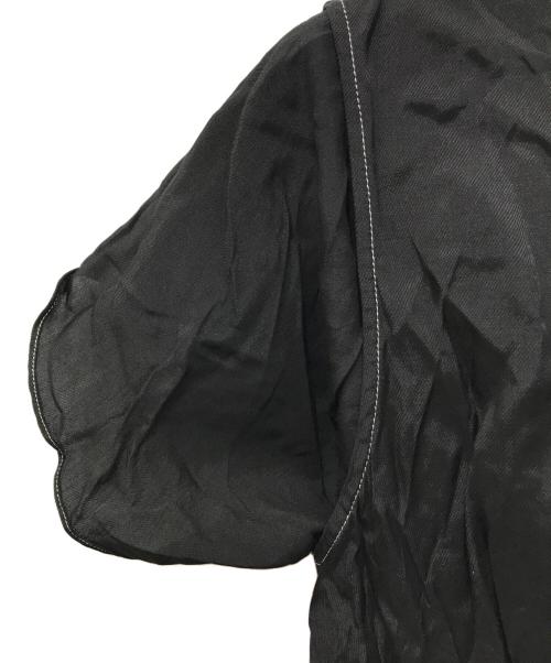 FETICO（フェティコ）FETICO (フェティコ) FRILLED BLOUSE ブラック サイズ:Freeの古着・服飾アイテム