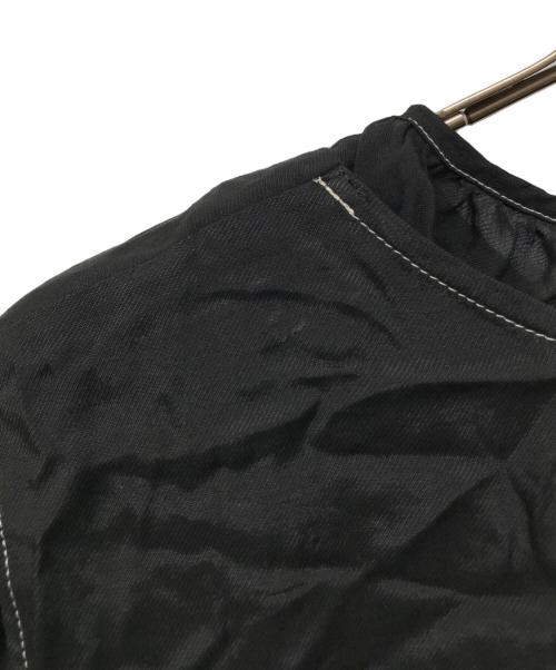 FETICO（フェティコ）FETICO (フェティコ) FRILLED BLOUSE ブラック サイズ:Freeの古着・服飾アイテム