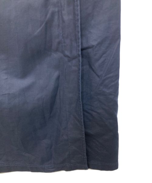 Mame Kurogouchi（マメクロゴウチ）Mame Kurogouchi (マメクロゴウチ) Cotton Double Cloth Skirt ネイビー サイズ:２の古着・服飾アイテム