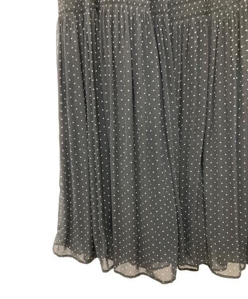 HER LIP TO（ハーリップトゥ）Her lip to (ハーリップトゥ) Majolica Pleated Chiffon Long Dress ブラック サイズ:M 未使用品の古着・服飾アイテム