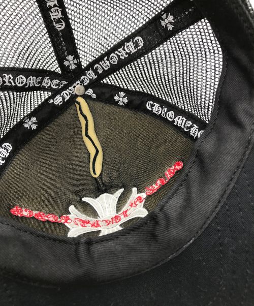 CHROME HEARTS（クロムハーツ）CHROME HEARTS (クロムハーツ) TRUCKER CAP ブラック サイズ:53－60の古着・服飾アイテム