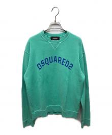 DSQUARED2（ディースクエアード）の古着「ロゴスウェット」｜グリーン