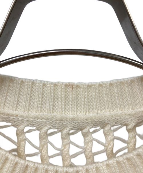 AKIRA NAKA（アキラナカ）AKIRA NAKA (アキラナカ) デザインニットベスト ベージュ サイズ:freeの古着・服飾アイテム