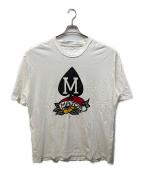 Maison Margielaメゾンマルジェラ）の古着「M SPADE PRINT VINTAGE TEE」｜ホワイト