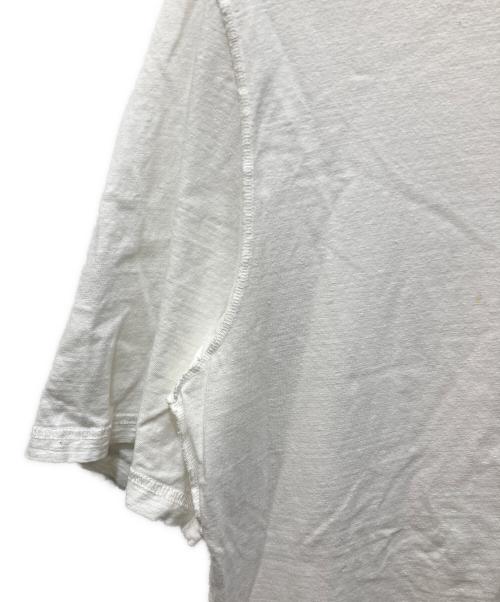 Maison Margiela（メゾンマルジェラ）Maison Margiela (メゾンマルジェラ) M SPADE PRINT VINTAGE TEE ホワイト サイズ:50の古着・服飾アイテム