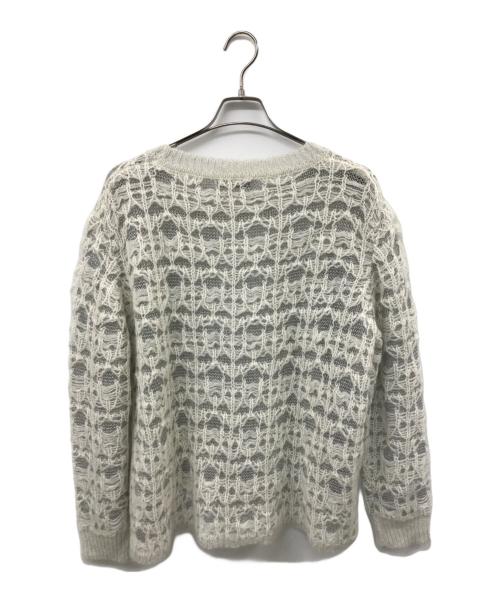 TAAKK（ターク）TAAKK (ターク) LAME MOHAIR KNIT グレー サイズ:2の古着・服飾アイテム