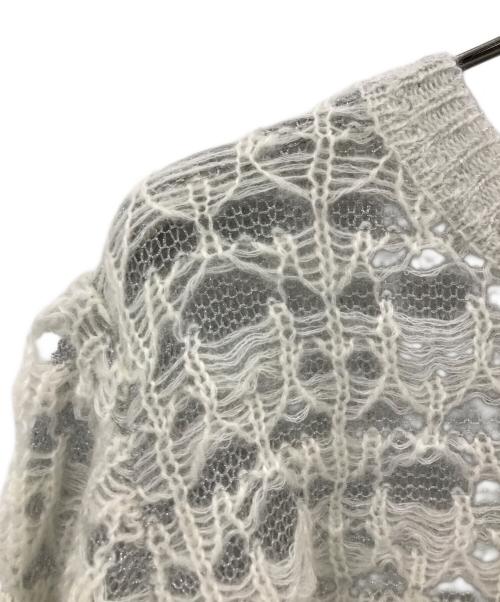 TAAKK（ターク）TAAKK (ターク) LAME MOHAIR KNIT グレー サイズ:2の古着・服飾アイテム