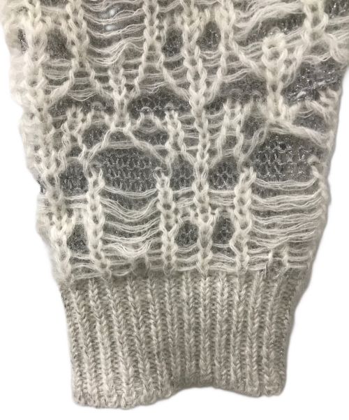 TAAKK（ターク）TAAKK (ターク) LAME MOHAIR KNIT グレー サイズ:2の古着・服飾アイテム