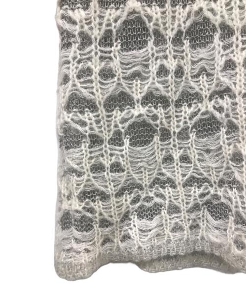 TAAKK（ターク）TAAKK (ターク) LAME MOHAIR KNIT グレー サイズ:2の古着・服飾アイテム