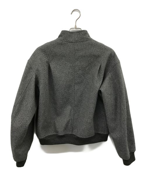 TARO HORIUCHI（タロウホリウチ）TARO HORIUCHI (タロウホリウチ) Short 3D Collar MA-1 グレー サイズ:2の古着・服飾アイテム