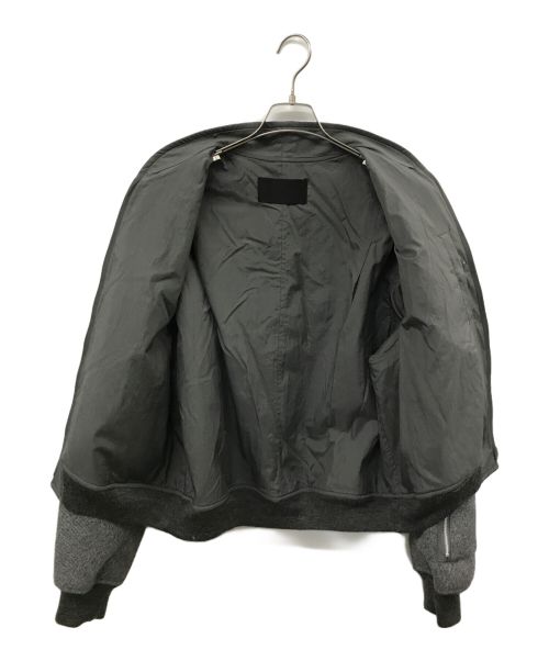 TARO HORIUCHI（タロウホリウチ）TARO HORIUCHI (タロウホリウチ) Short 3D Collar MA-1 グレー サイズ:2の古着・服飾アイテム