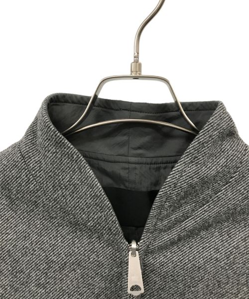 TARO HORIUCHI（タロウホリウチ）TARO HORIUCHI (タロウホリウチ) Short 3D Collar MA-1 グレー サイズ:2の古着・服飾アイテム