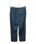 CULLNI (クルニ) Stretch Twill 2 Tuck Wide Easy Pants ブルー サイズ:2：6000円