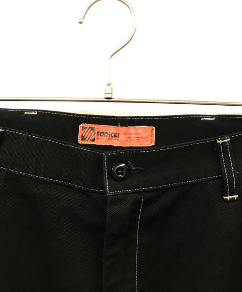 RADIALL（ラディアル）RADIALL (ラディアル) ROCKET HOUSE CNQ RIVERSIDE STRAIGHT FIT ENGINEER PANTS ブラック サイズ:XLの古着・服飾アイテム