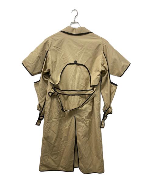 disem By SiiK（ディゼムバイシーク）disem by siik (ディゼムバイシーク) デザイントレンチコート ベージュ サイズ:不明の古着・服飾アイテム