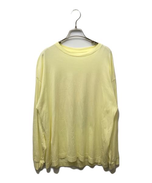HOMME PLISSE ISSEY MIYAKE（オム プリッセ イッセイ ミヤケ）HOMME PLISSE ISSEY MIYAKE (オムプリッセ イッセイ ミヤケ) RB T-SHIRT イエロー サイズ:3の古着・服飾アイテム