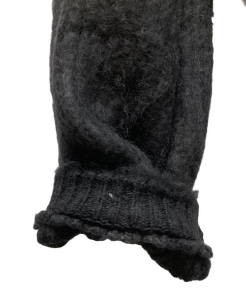 LAYAS（レイヤーズ）LAYAS (レイヤーズ) アルパカブレンドニット ブラック サイズ:FREE 未使用品の古着・服飾アイテム