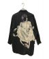 BLACK Scandal Yohji Yamamoto（ブラックスキャンダルヨウジヤマモト）の古着「バッグプリントロングシャツ」｜ブラック