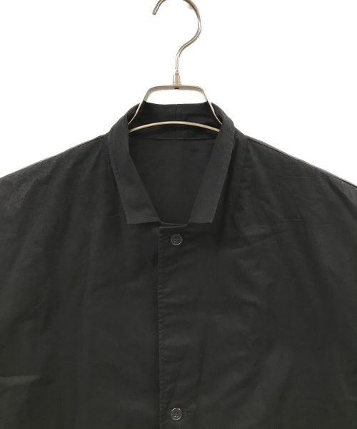 Yohji Yamamoto pour homme（ヨウジヤマモト プールオム）Yohji Yamamoto pour homme (ヨウジヤマモト プールオム) テーラードジャケットパターンフラップポケットシャツ ブラック サイズ:1の古着・服飾アイテム