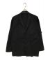 Yohji Yamamoto pour homme（ヨウジヤマモト プールオム）の古着「テーラードジャケットパターンフラップポケットシャツ」｜ブラック
