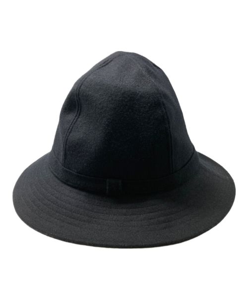 Yohji Yamamoto pour homme（ヨウジヤマモト プールオム）Yohji Yamamoto pour homme (ヨウジヤマモト プールオム) ウールハット ブラック サイズ:不明の古着・服飾アイテム