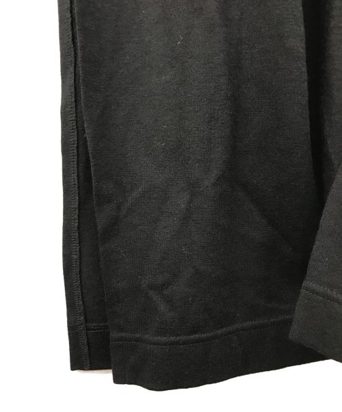 REGULATION Yohji Yamamoto（レギュレーションヨウジヤマモト）REGULATION Yohji Yamamoto (レギュレーションヨウジヤマモト) ストール サイドスリット ウール ロングコート ブラック サイズ:3の古着・服飾アイテム