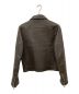 DOLCE & GABBANA (ドルチェ＆ガッバーナ) キルティングレザージャケット ブラウン サイズ:46：42000円