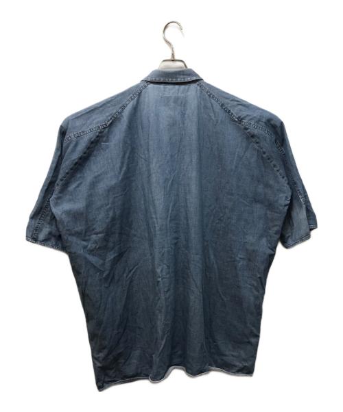 MM6 Maison Margiela（エムエムシックスメゾンマルジェラ）MM6 Maison Margiela (エムエムシックスメゾンマルジェラ) S/S デニムシャツワンピース ブルー サイズ:Sの古着・服飾アイテム