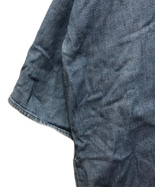 MM6 Maison Margiela（エムエムシックスメゾンマルジェラ）MM6 Maison Margiela (エムエムシックスメゾンマルジェラ) S/S デニムシャツワンピース ブルー サイズ:Sの古着・服飾アイテム