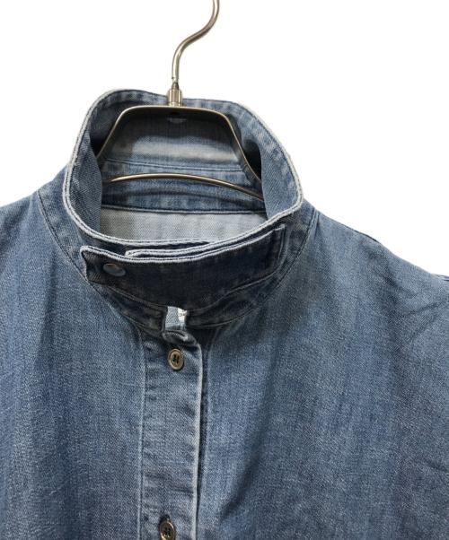 MM6 Maison Margiela（エムエムシックスメゾンマルジェラ）MM6 Maison Margiela (エムエムシックスメゾンマルジェラ) S/S デニムシャツワンピース ブルー サイズ:Sの古着・服飾アイテム