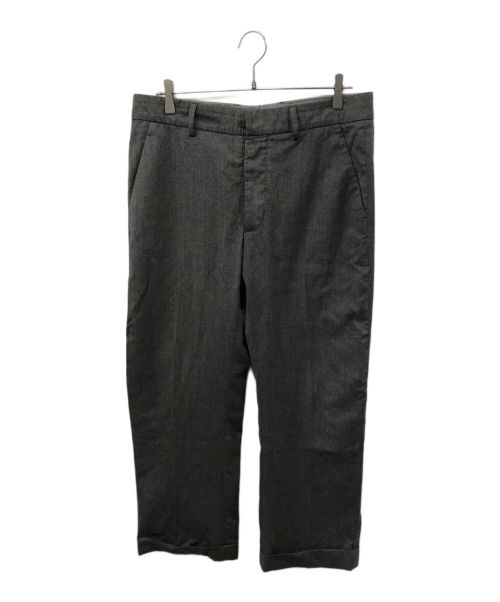 Maison Margiela（メゾンマルジェラ）Maison Margiela (メゾンマルジェラ) ウールスラックス グレー サイズ:48の古着・服飾アイテム