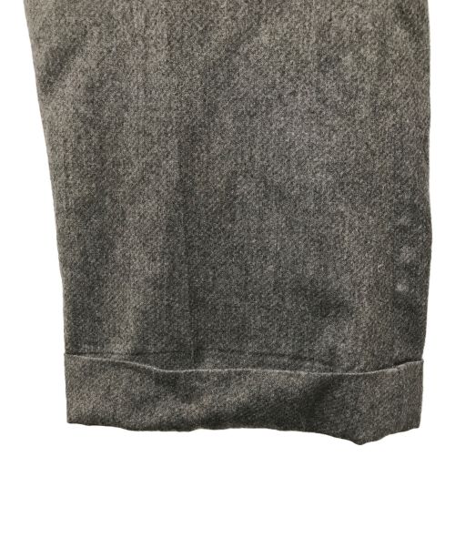 Maison Margiela（メゾンマルジェラ）Maison Margiela (メゾンマルジェラ) ウールスラックス グレー サイズ:48の古着・服飾アイテム