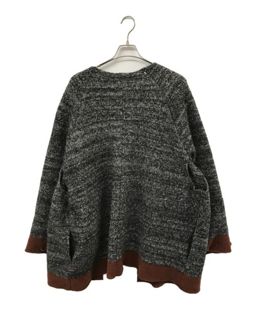 NICENESS（ナイスネス）NICENESS (ナイスネス) POTTER 縮絨フォルドアップケープ グレー サイズ:Lの古着・服飾アイテム