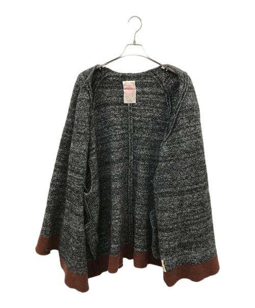 NICENESS（ナイスネス）NICENESS (ナイスネス) POTTER 縮絨フォルドアップケープ グレー サイズ:Lの古着・服飾アイテム