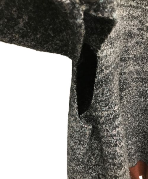 NICENESS（ナイスネス）NICENESS (ナイスネス) POTTER 縮絨フォルドアップケープ グレー サイズ:Lの古着・服飾アイテム