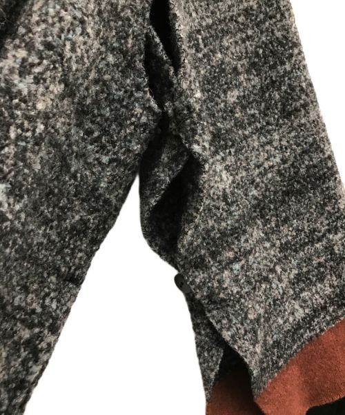 NICENESS（ナイスネス）NICENESS (ナイスネス) POTTER 縮絨フォルドアップケープ グレー サイズ:Lの古着・服飾アイテム