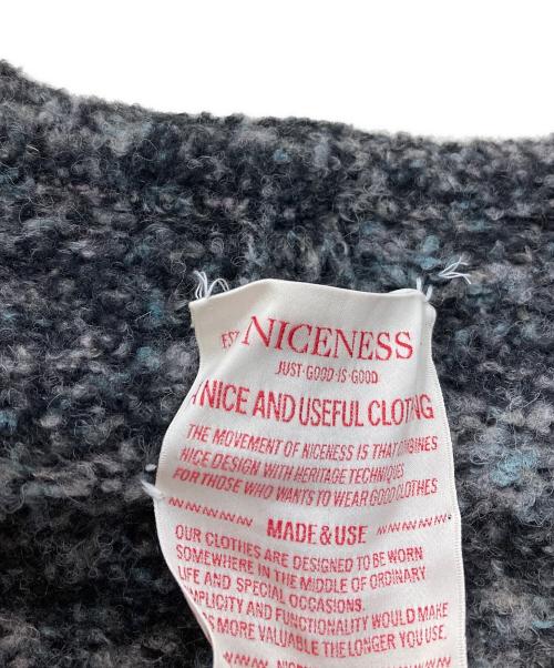 NICENESS（ナイスネス）NICENESS (ナイスネス) POTTER 縮絨フォルドアップケープ　NN-1401K12 グレー サイズ:Lの古着・服飾アイテム